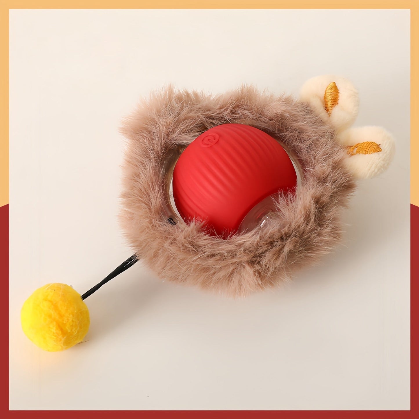 🐾Plush Interactive Electric Rolling Ball – Smart Cat Toy for Indoor and Outdoor Fun 🎉🐱