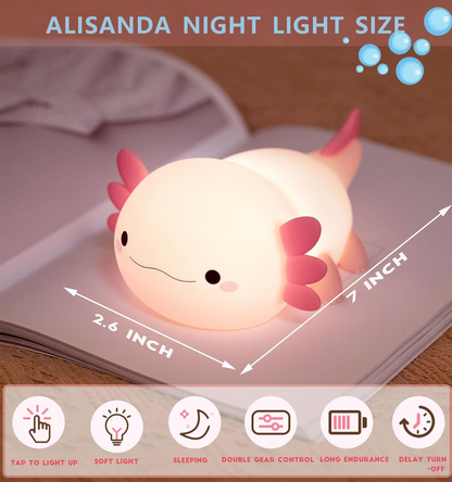 Alisanda Night Light for Kids,Cute Alisanda lamp Gifts Rechargeable light Table Lamp Bedside Lamp