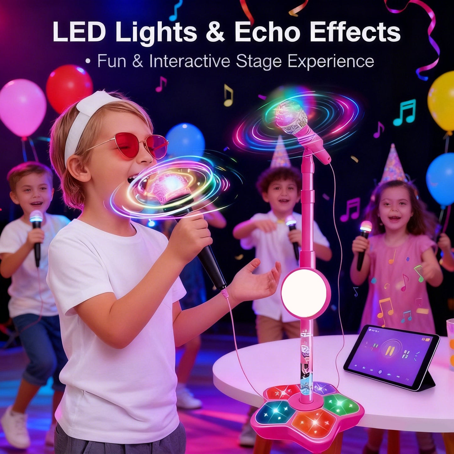 🔥Buy 2 Free Shipping🎄2026 New Kids Microphone with Stand Adjustable