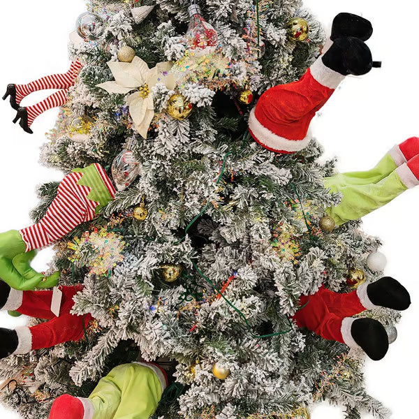 【🎅Early Christmas Sale 49% OFF】Moving Elf Legs for Christmas Tree