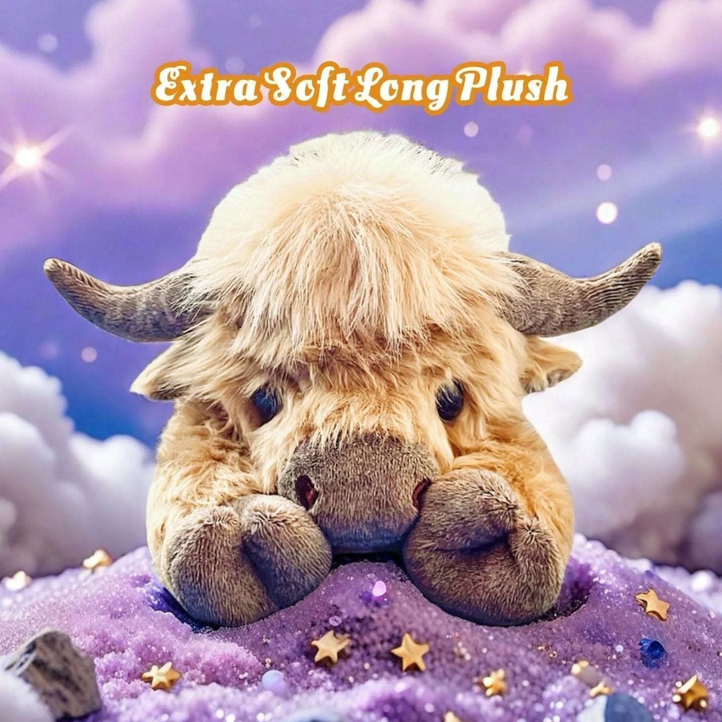 🔥Christmas New Gift Toy🐂🎁Cute Cartoon Highland Cow Cuddly Toy