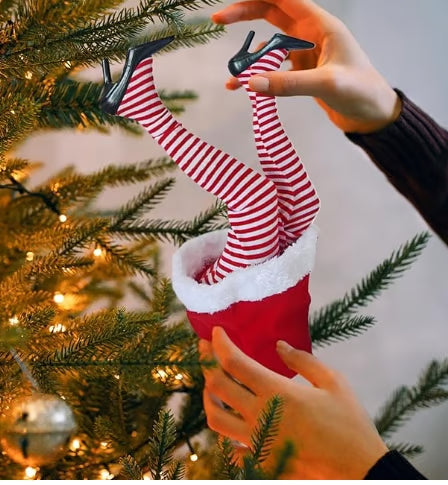 【🎅Early Christmas Sale 49% OFF】Moving Elf Legs for Christmas Tree