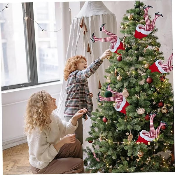 【🎅Early Christmas Sale 49% OFF】Moving Elf Legs for Christmas Tree