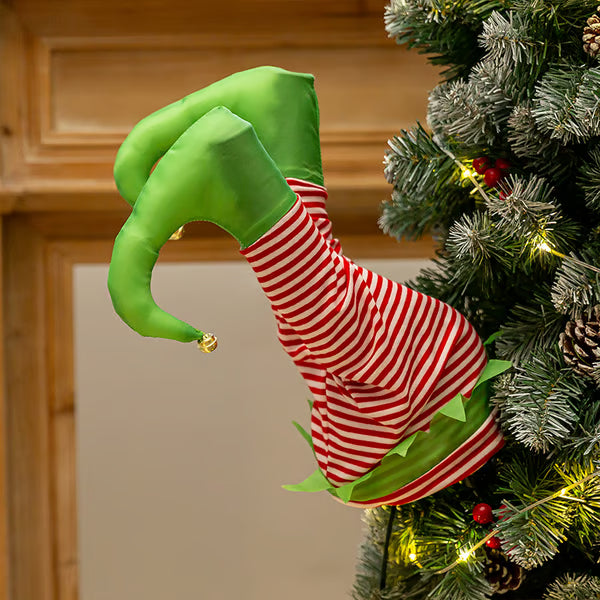【🎅Early Christmas Sale 49% OFF】Moving Elf Legs for Christmas Tree