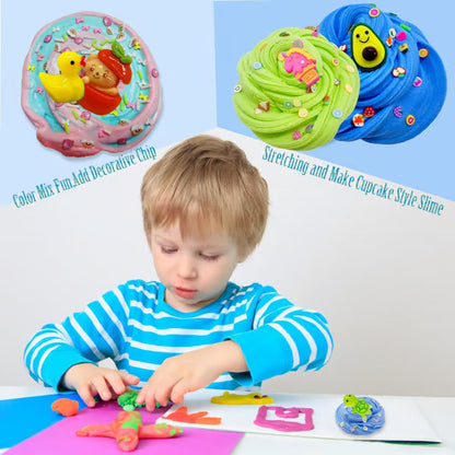 Super Clay Slime DIY Soft & Squishy Clay Scented Slime Sensory Clay