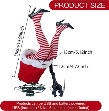 【🎅Early Christmas Sale 49% OFF】Moving Elf Legs for Christmas Tree