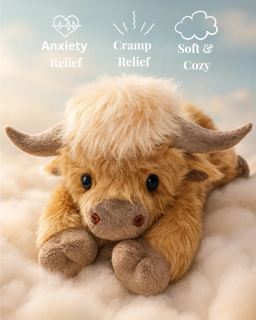 🔥Christmas New Gift Toy🐂🎁Cute Cartoon Highland Cow Cuddly Toy