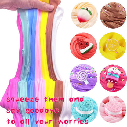 Super Clay Slime DIY Soft & Squishy Clay Scented Slime Sensory Clay